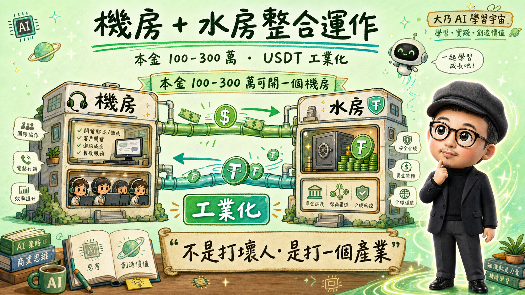 機房 + 水房整合運作