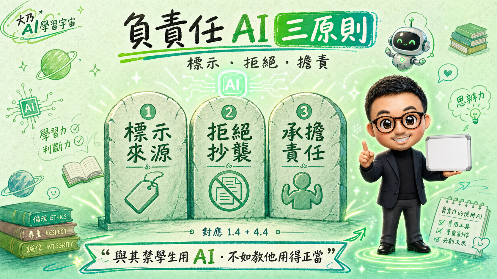 負責任 AI 三原則